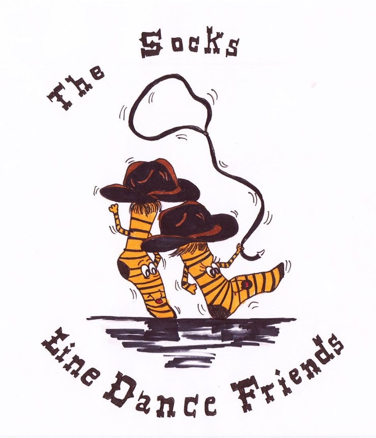 Logo The Socks Line Dance Friends